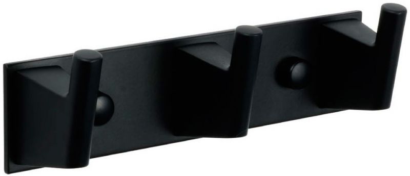 Планка Fixsen Trend 3 крючка FX-97805-3, чёрн.